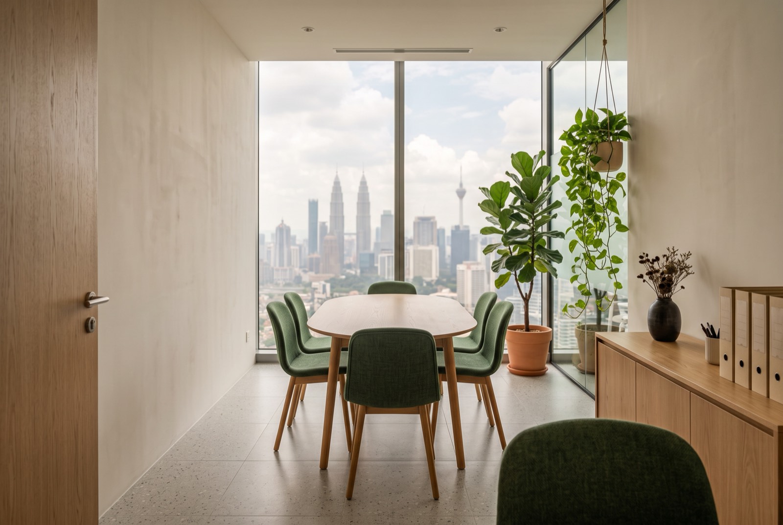 The meeting room at our Kuala Lumpur office